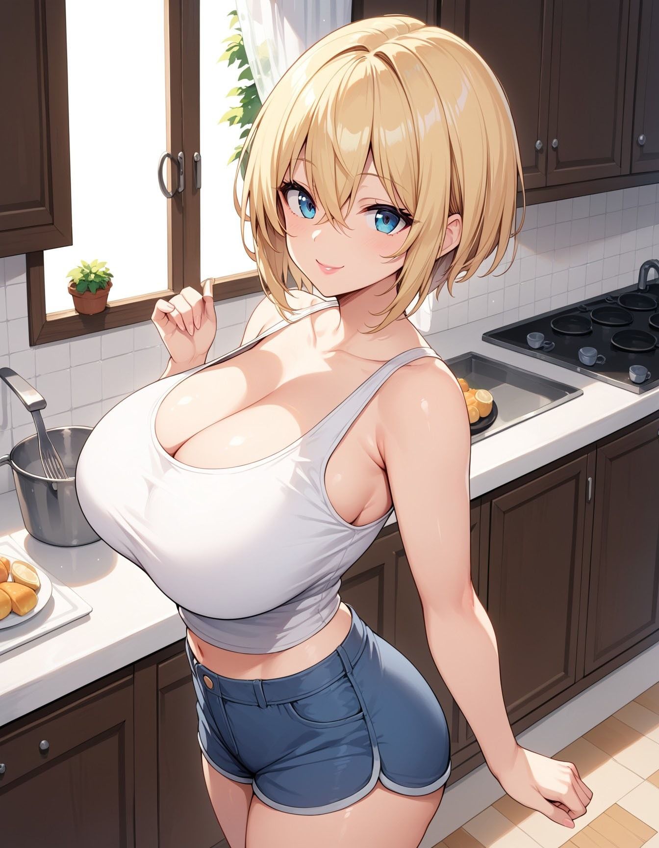 コスプレ不倫せっくすにハマる巨乳人妻さん サンプル1ページ目
