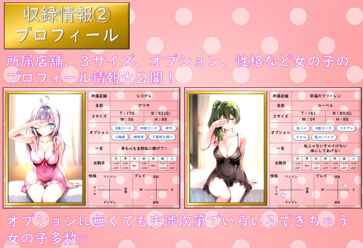 風俗嬢大図鑑 サンプル2ページ目