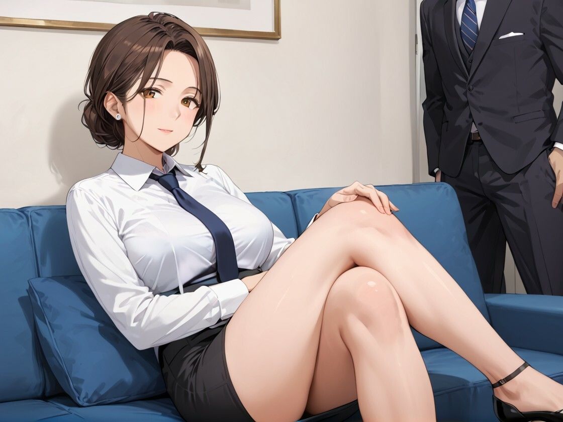 爆乳人妻 〜美人秘書とイケない関係〜 サンプル1ページ目
