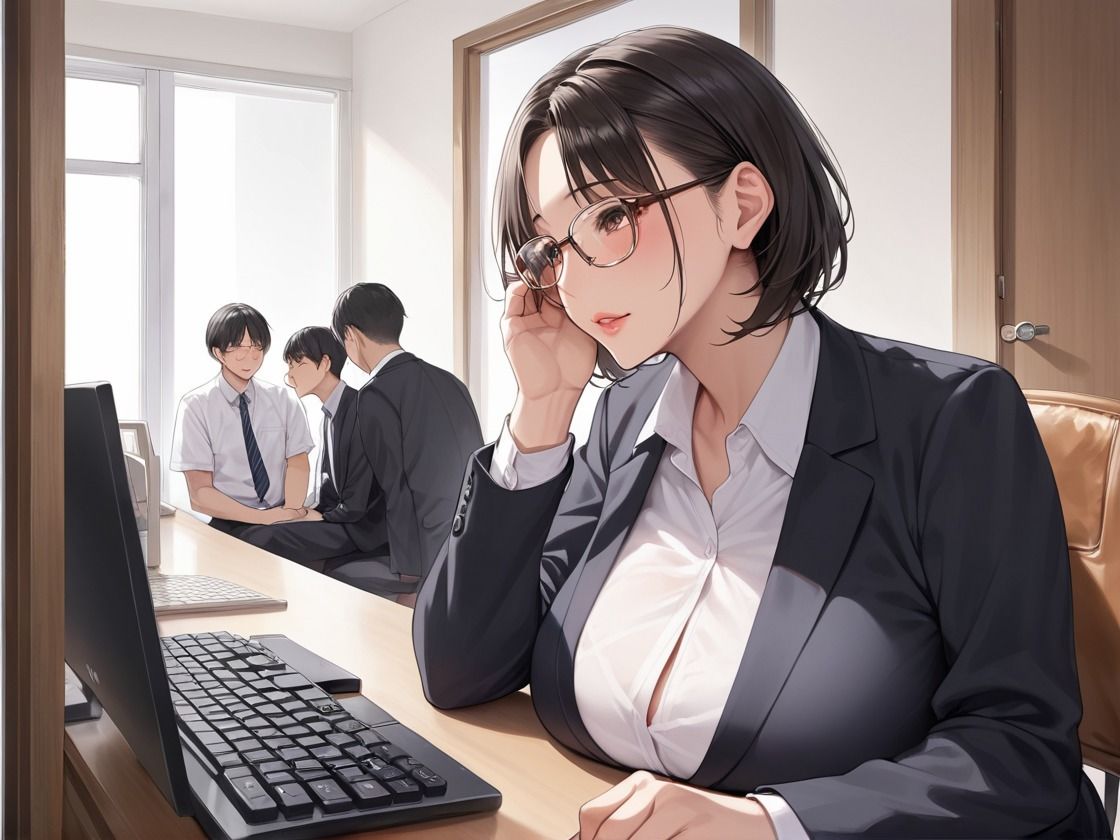 おっぱいフェチの俺と人妻変態上司の乳圧 サンプル1ページ目