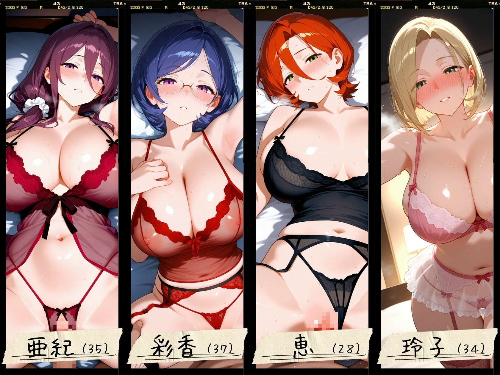 24人の爆乳人妻エロ下着生ハメ_Lite サンプル4ページ目