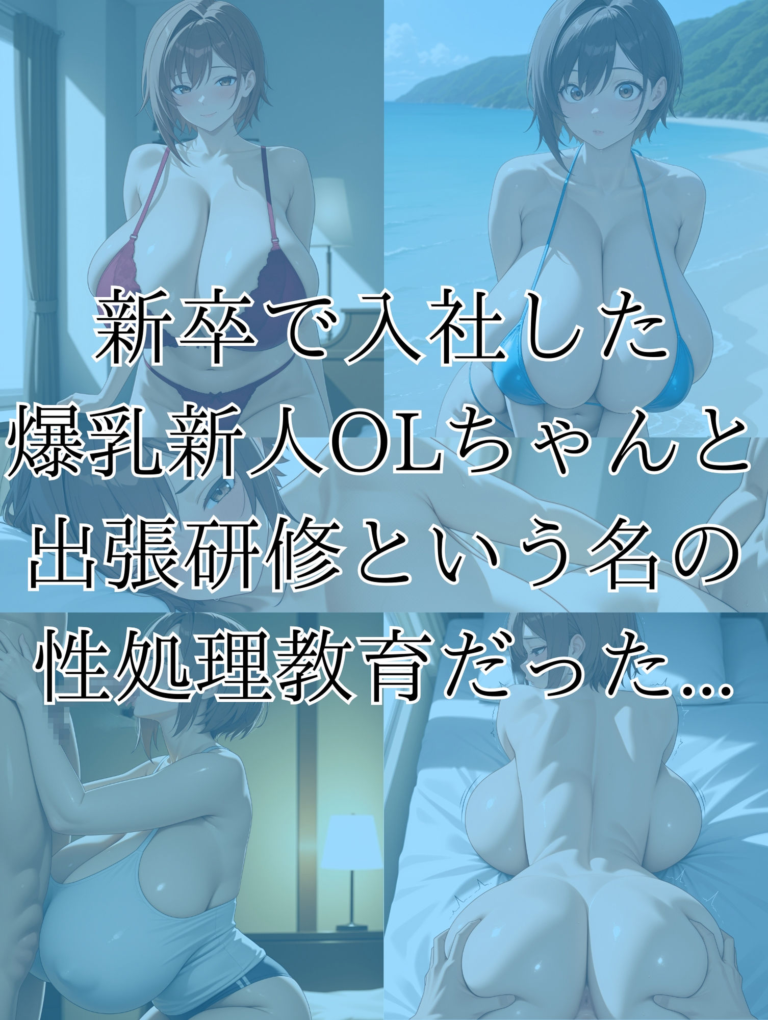 爆乳新人OLとHな性処理研修 サンプル1ページ目