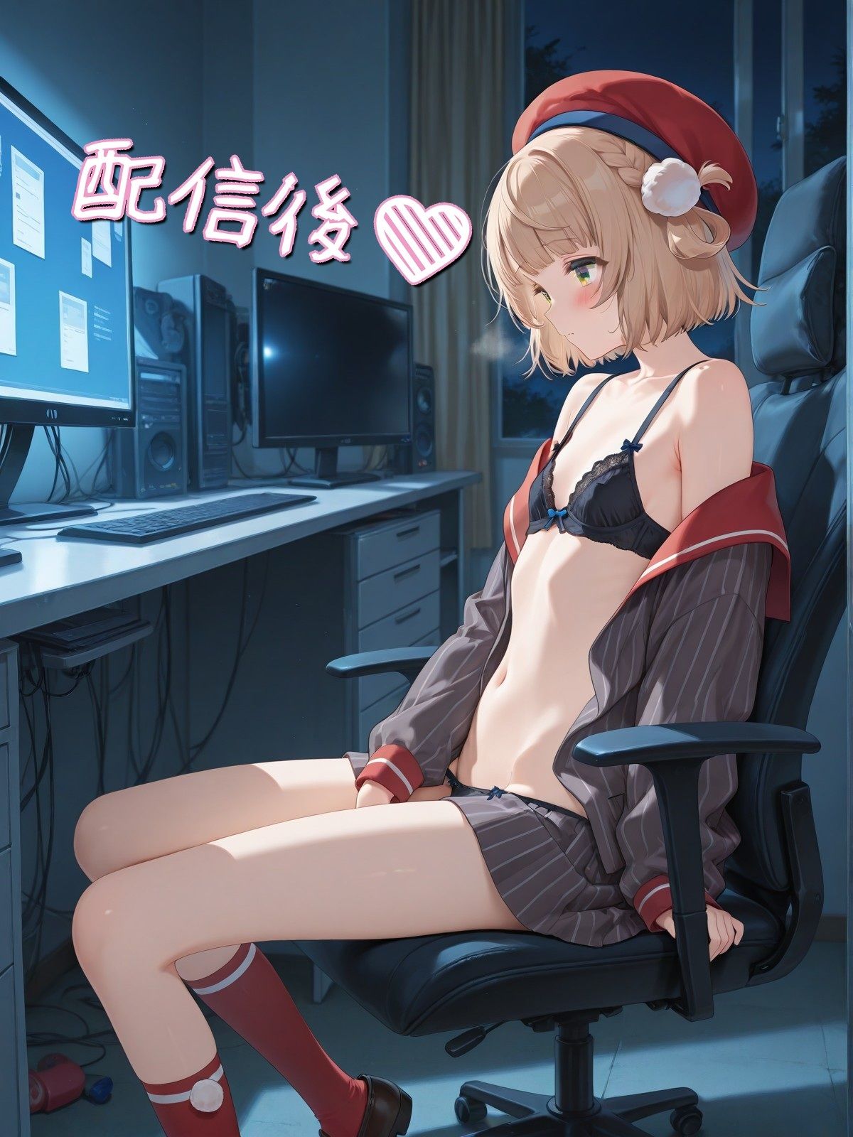小生意気な配信者を分からせH1 サンプル9ページ目