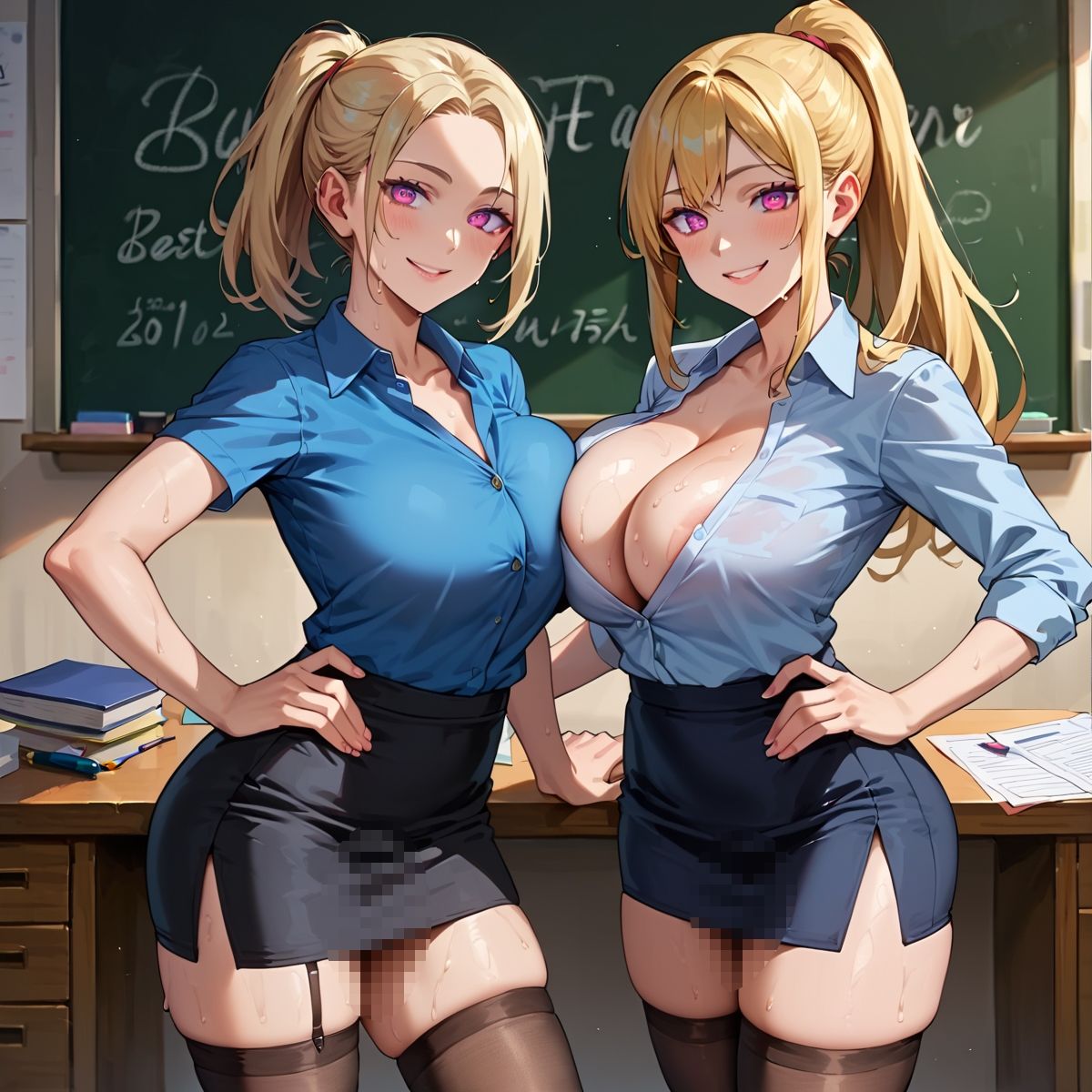 生徒禁制！放課後の学校で実権を握る新人女教師vol.16 サンプル2ページ目