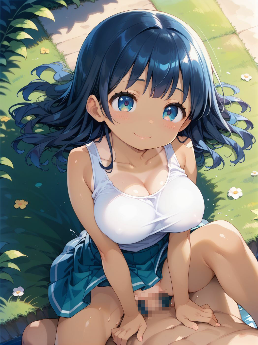 田舎にいる妹がいろいろ育っていたのでエッチしてみた 「お兄ちゃんはここが気持ちいい？」 サンプル4ページ目