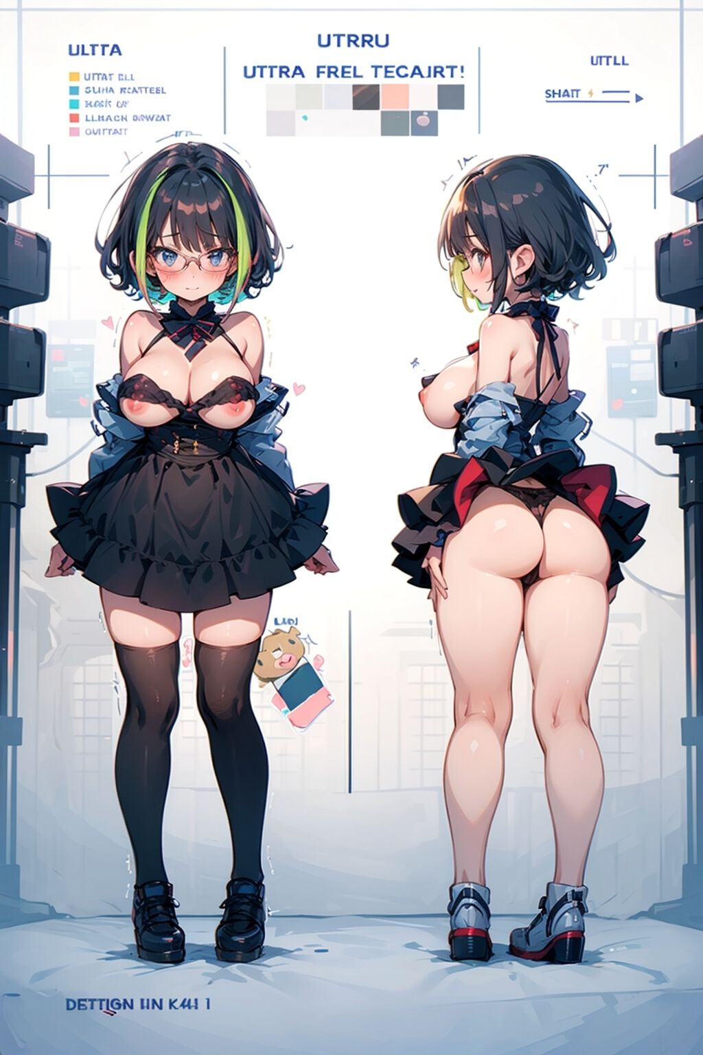 設定画風少女イラスト集その2 サンプル8ページ目