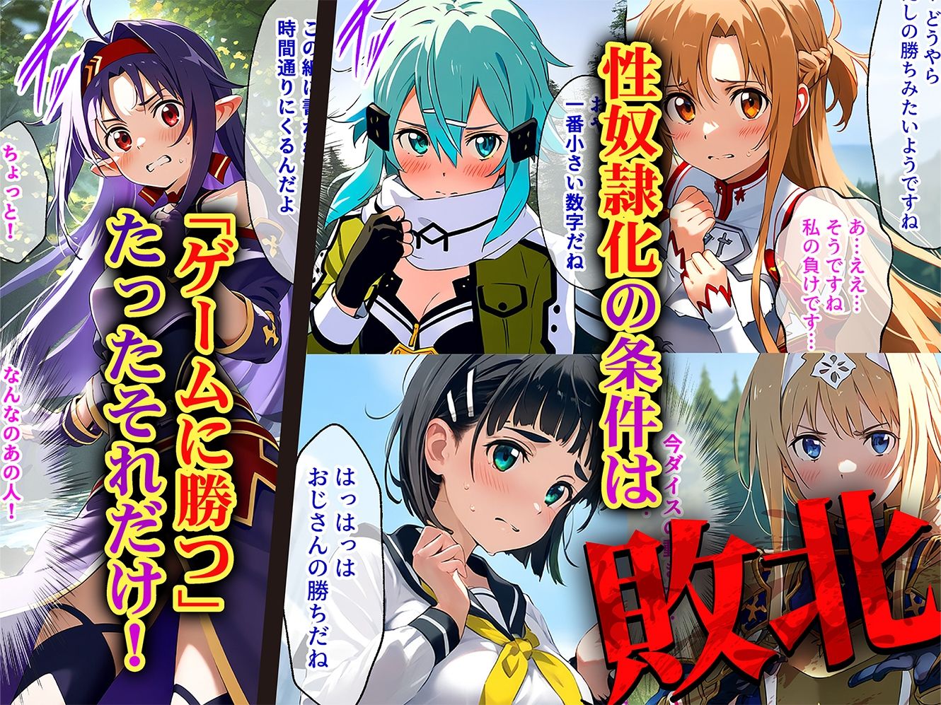 負けたら即性支配〜可哀そうなほどヤられたヒロインたち〜SA〇編 サンプル2ページ目