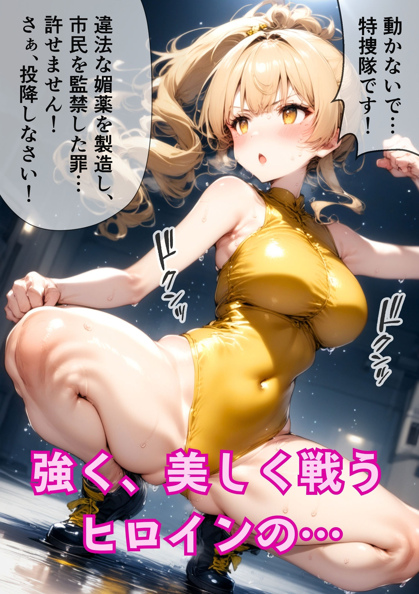 テンタクソロジー  Act02:美乳特捜隊  制圧ミッション サンプル1ページ目