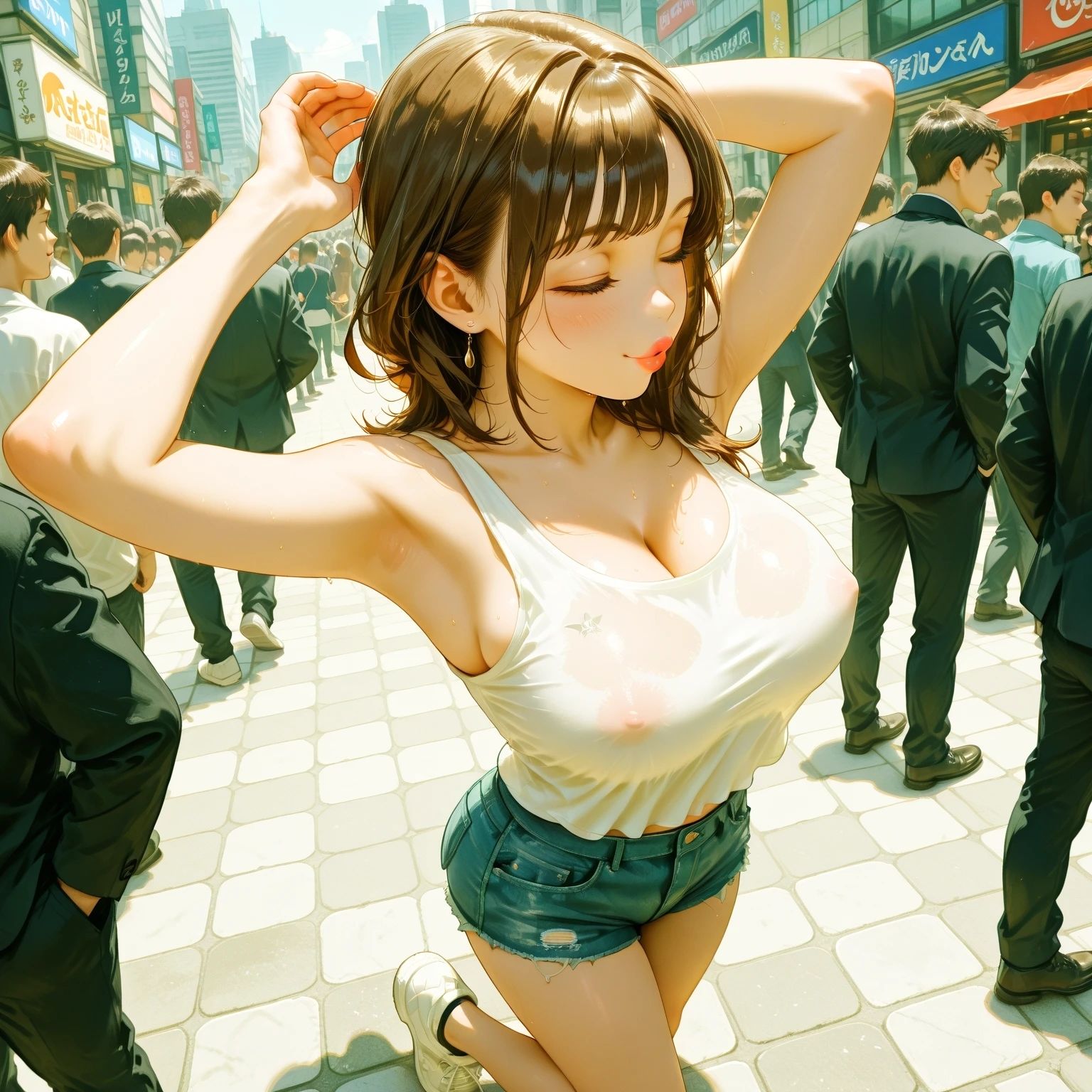歩行者天国  ぶっかけ祭り サンプル2ページ目
