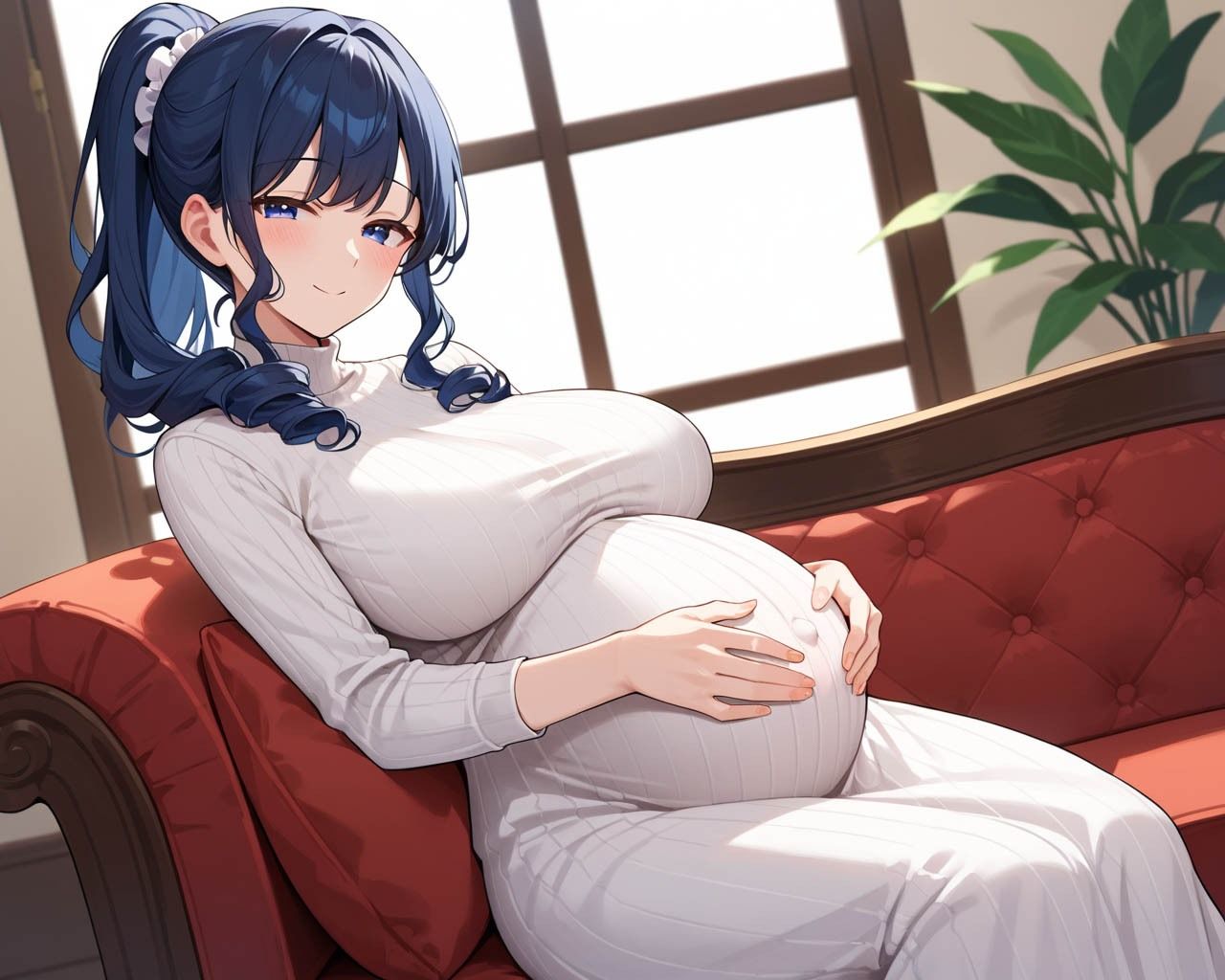 妊娠中だけども性欲つよつよの妻は雄のチン〇から抜け出せない サンプル2ページ目