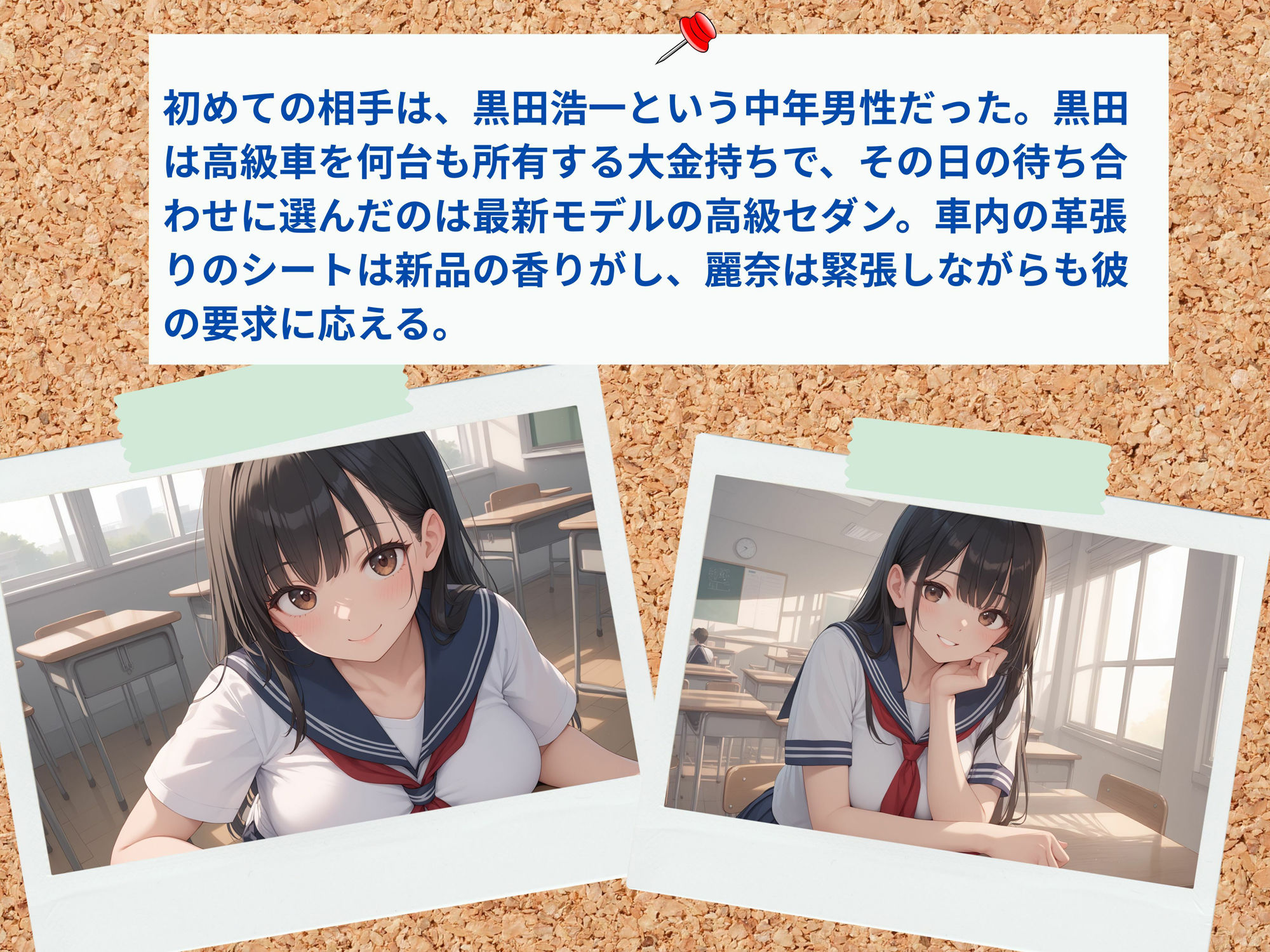 初めてのパパ活はカーセックス サンプル2ページ目