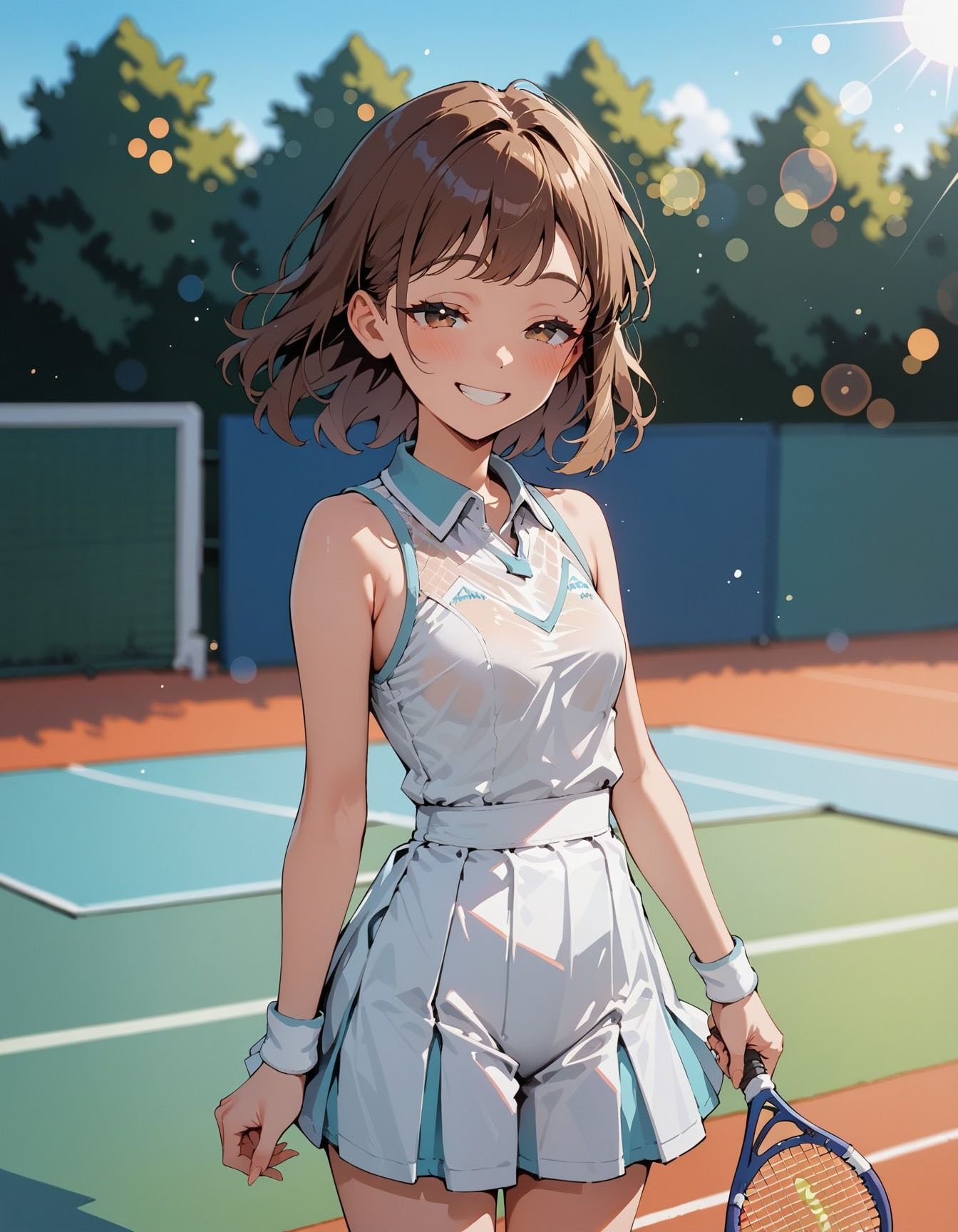 チン●大好きなテニス部員ちゃん サンプル1ページ目