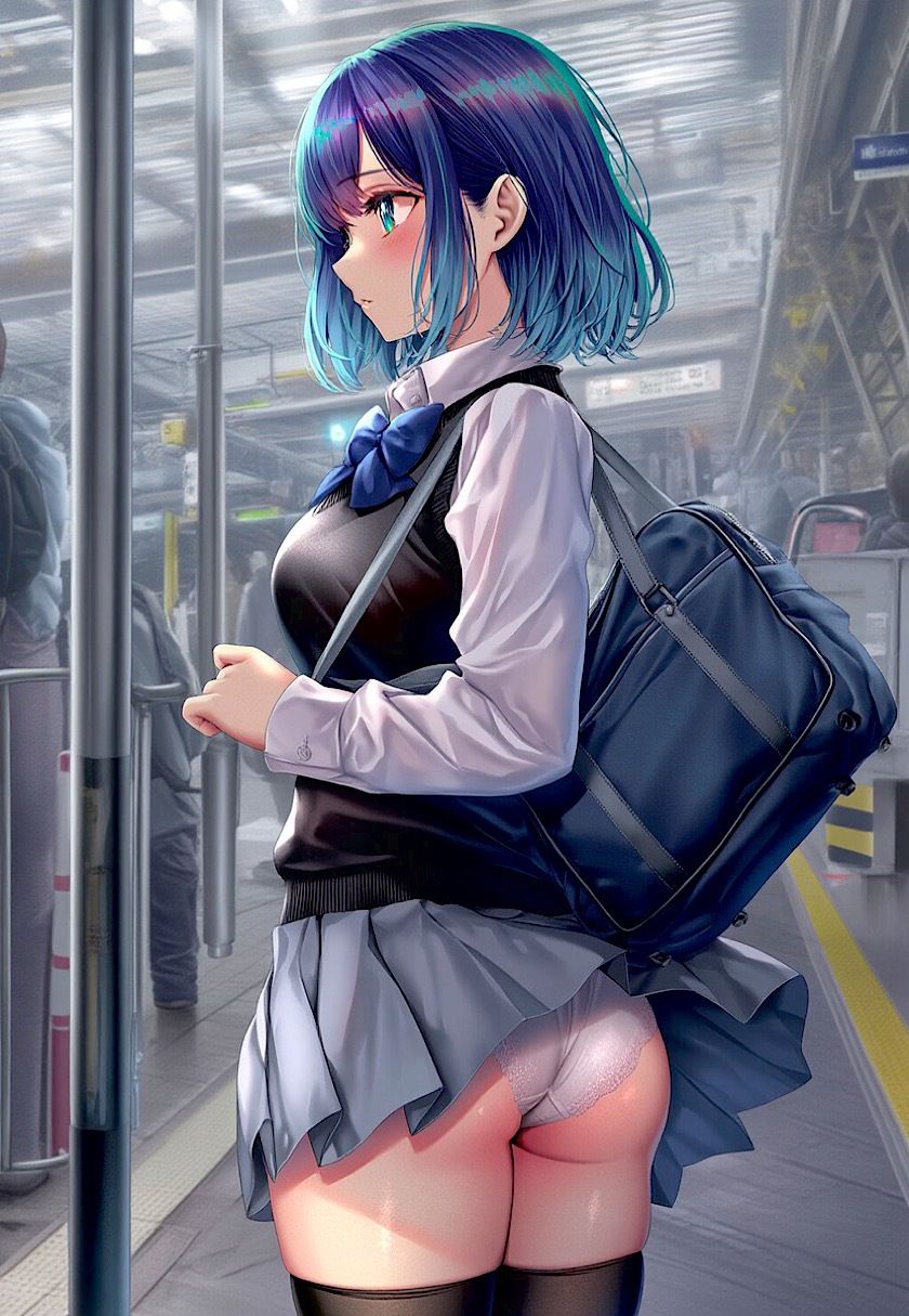 今日のおかず 推しの◯・黒川◯かね （制服）〜電車編＆路地裏編〜 サンプル1ページ目