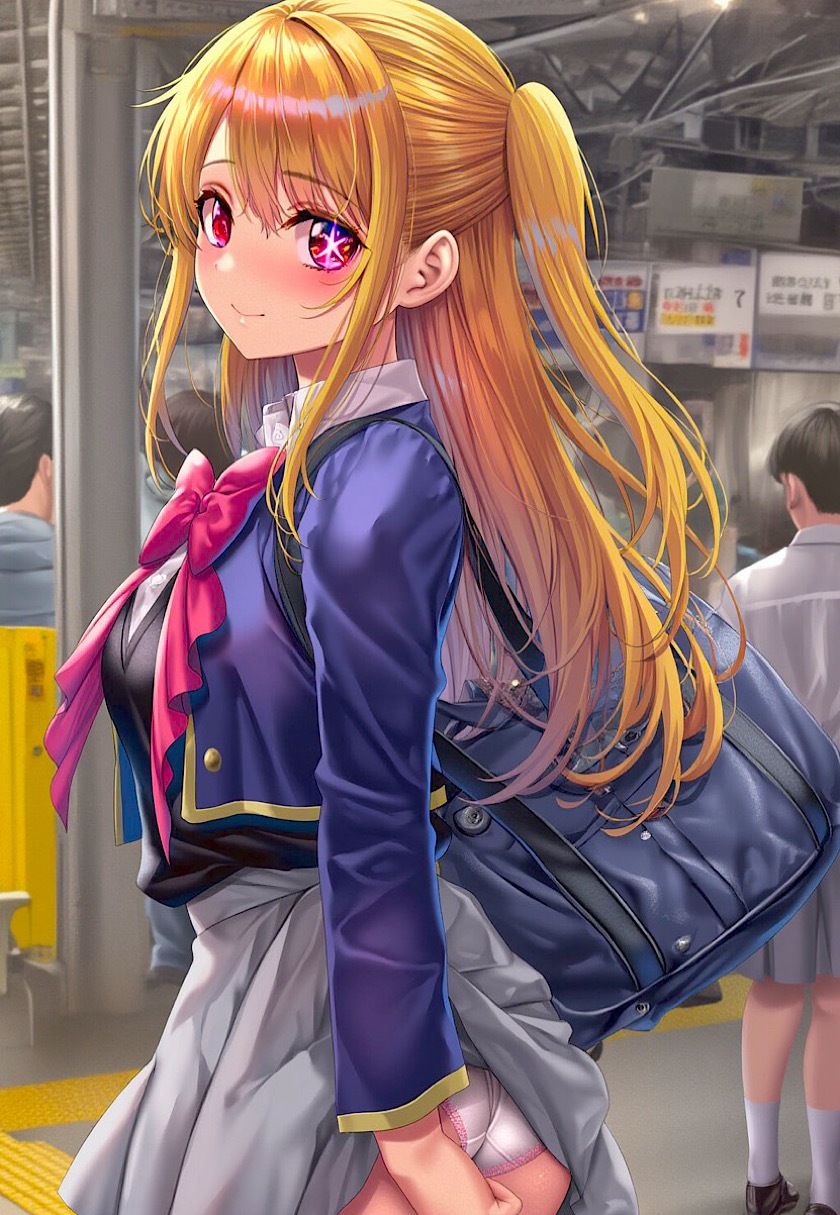 今日のおかず 推しの◯・星野◯ビー （制服）〜電車編＆路地裏編〜 サンプル1ページ目