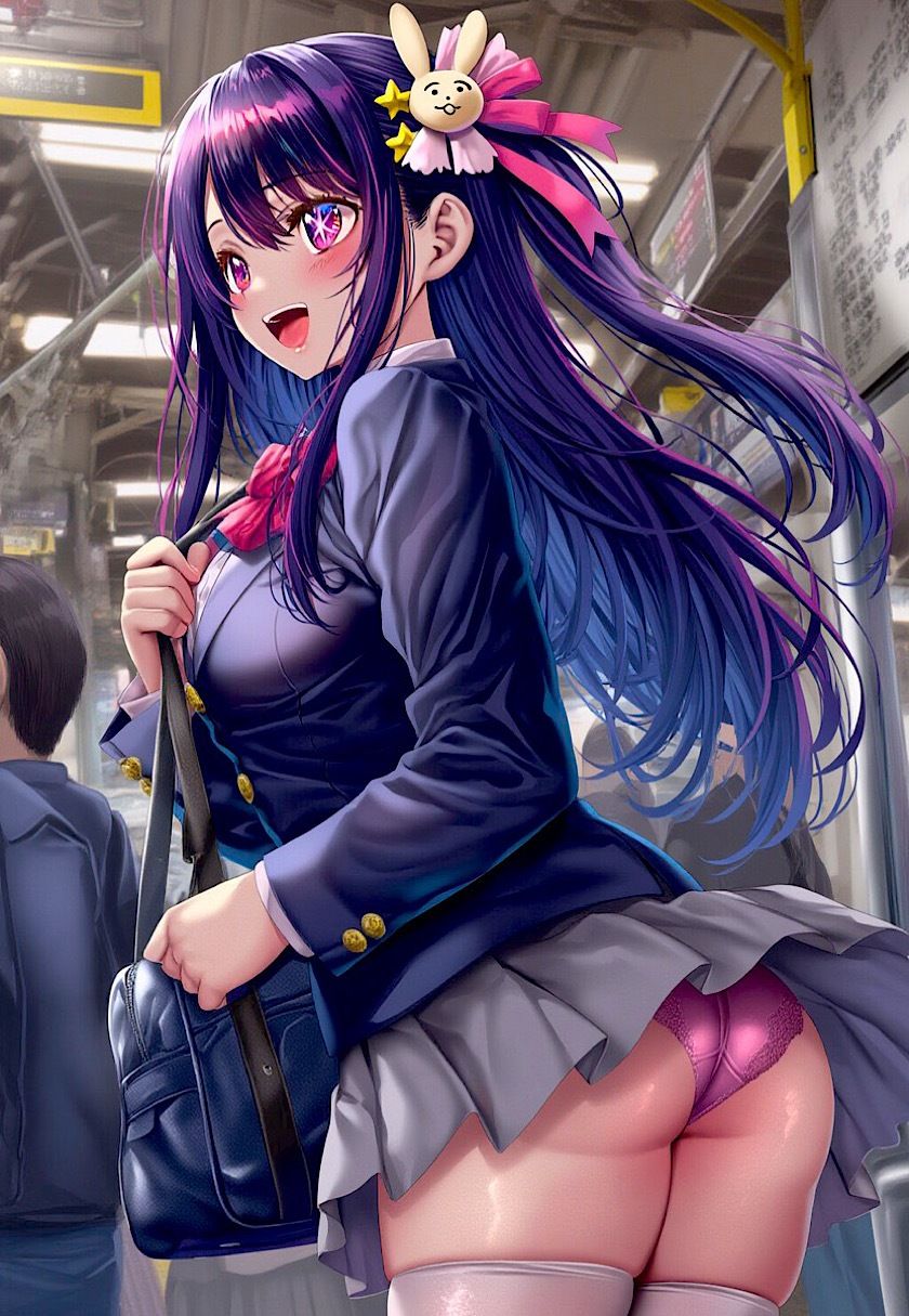今日のおかず 推しの◯・星野◯イ （制服）〜電車編＆路地裏編〜 サンプル1ページ目