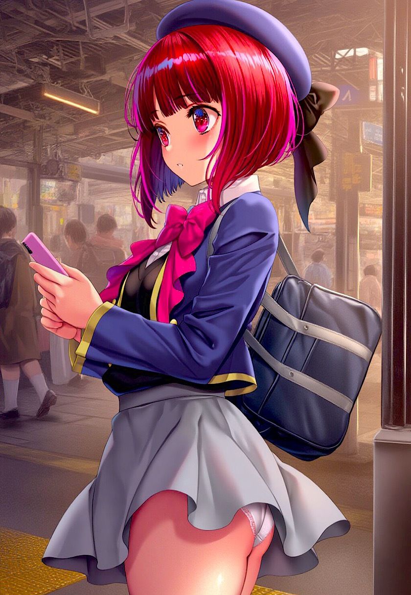 今日のおかず 推しの◯・有馬◯な （制服）〜電車編＆路地裏編〜 サンプル1ページ目