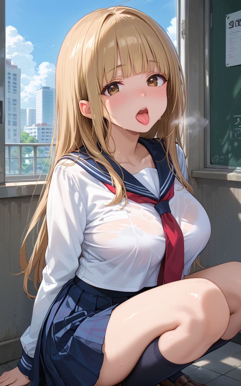 金髪ギャルと甘々えっち〜実は清楚で処女でした サンプル8ページ目