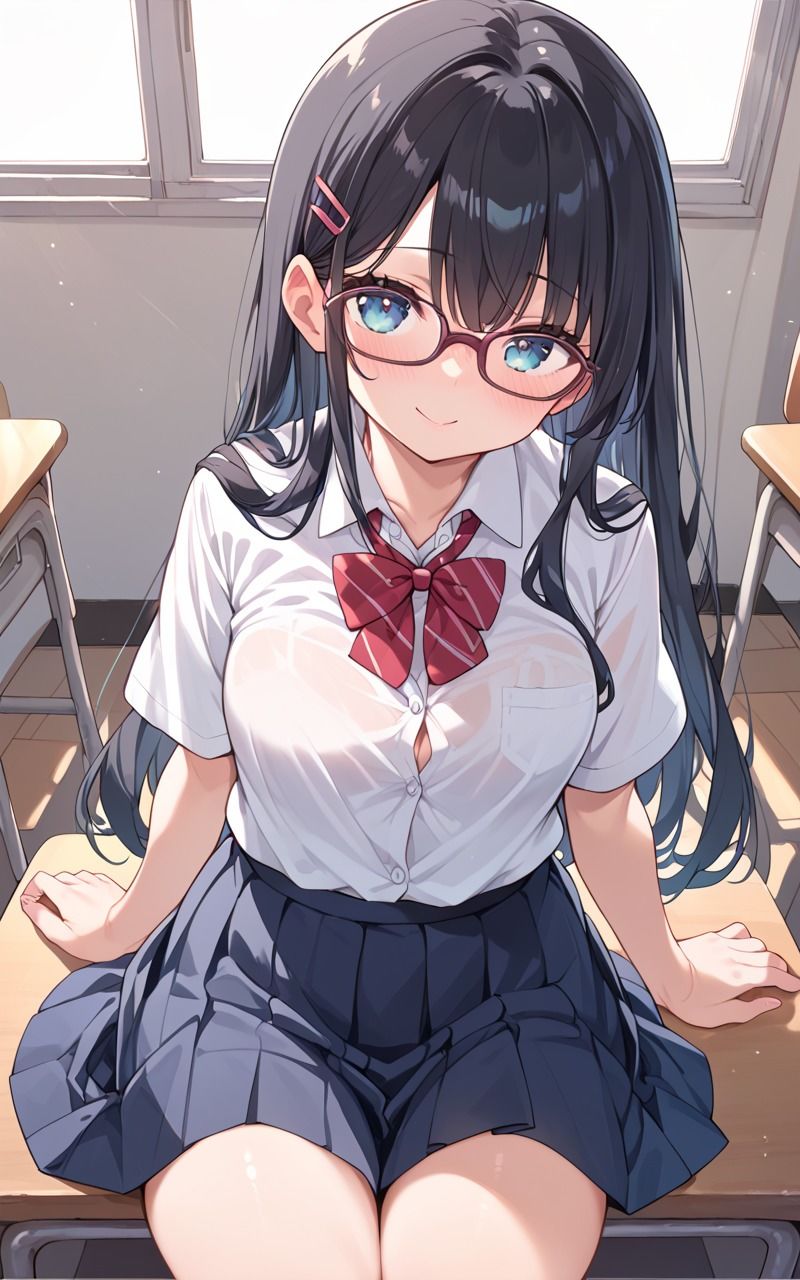 催●アプリ！？謎のアプリを試したらクラスの女たちが狂っていった サンプル1ページ目