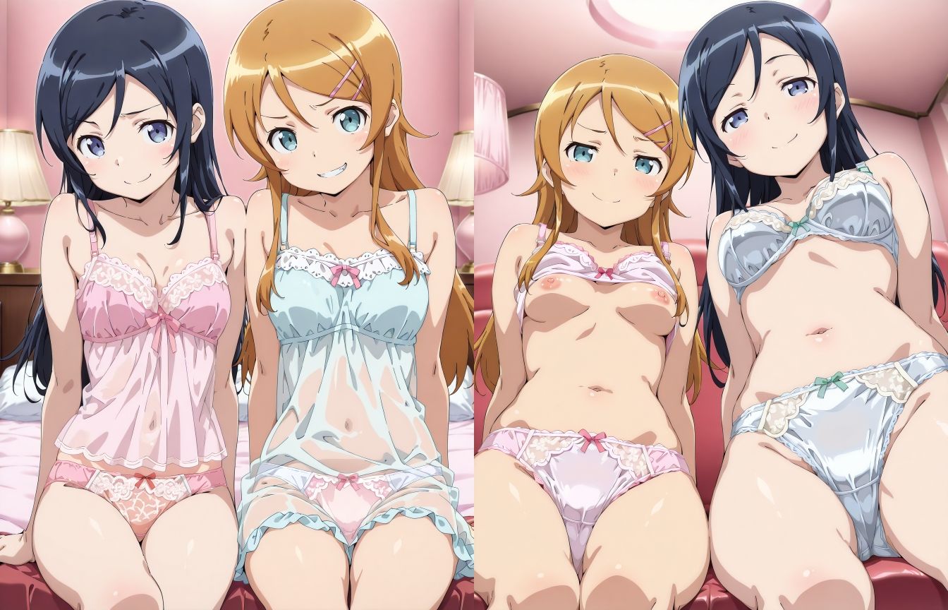 妹と妹の友達のパンツ サンプル4ページ目