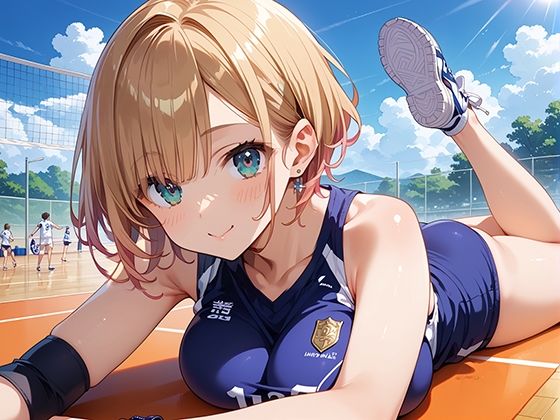 性実践学園 揺れる巨乳で圧倒するバレー部！ サンプル2ページ目