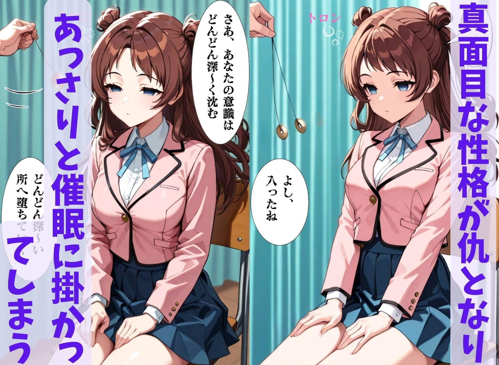学マス催◯  花◯咲季  〜アイドルをトランス暗示で言いなりの操り人形にマインドコントロール〜 サンプル2ページ目