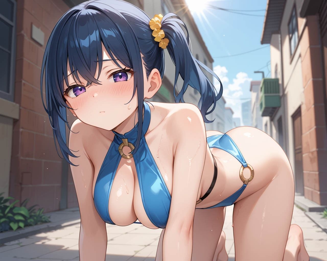 痴女図鑑〜外で痴女がうろついていたからわからせた〜 サンプル4ページ目