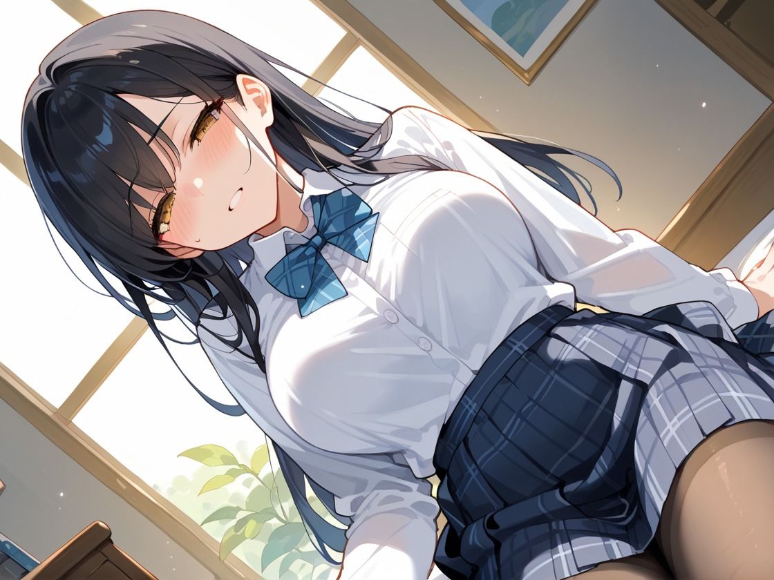 放課後女子◯生  巨乳ではち切れそうな制服に興奮度MAX！ サンプル3ページ目