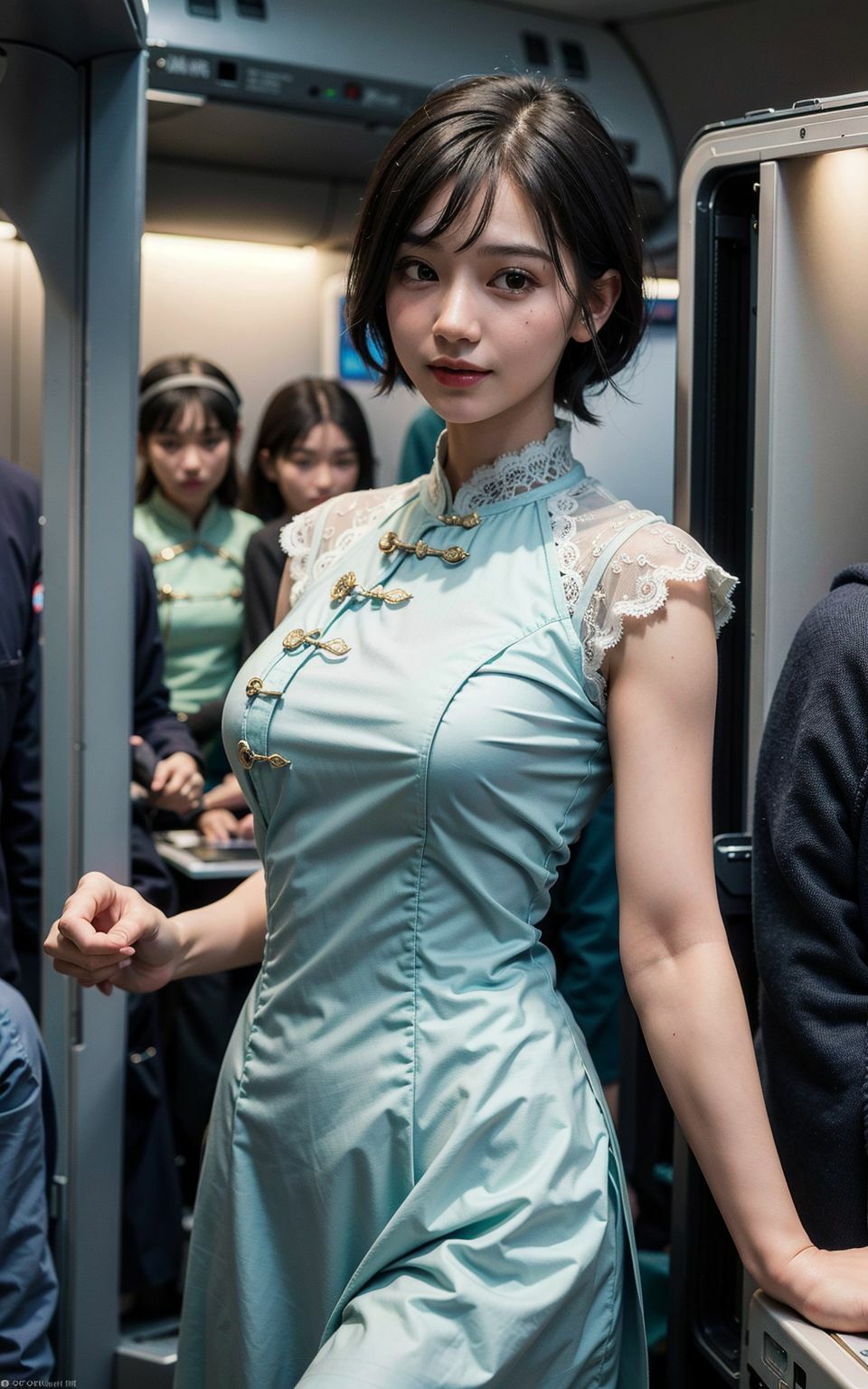 働く女子  CAさん（3） 外資系キャビンアテンダントの制服図録 サンプル8ページ目