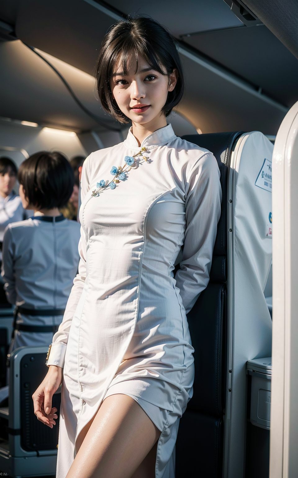 働く女子  CAさん（3） 外資系キャビンアテンダントの制服図録 サンプル9ページ目