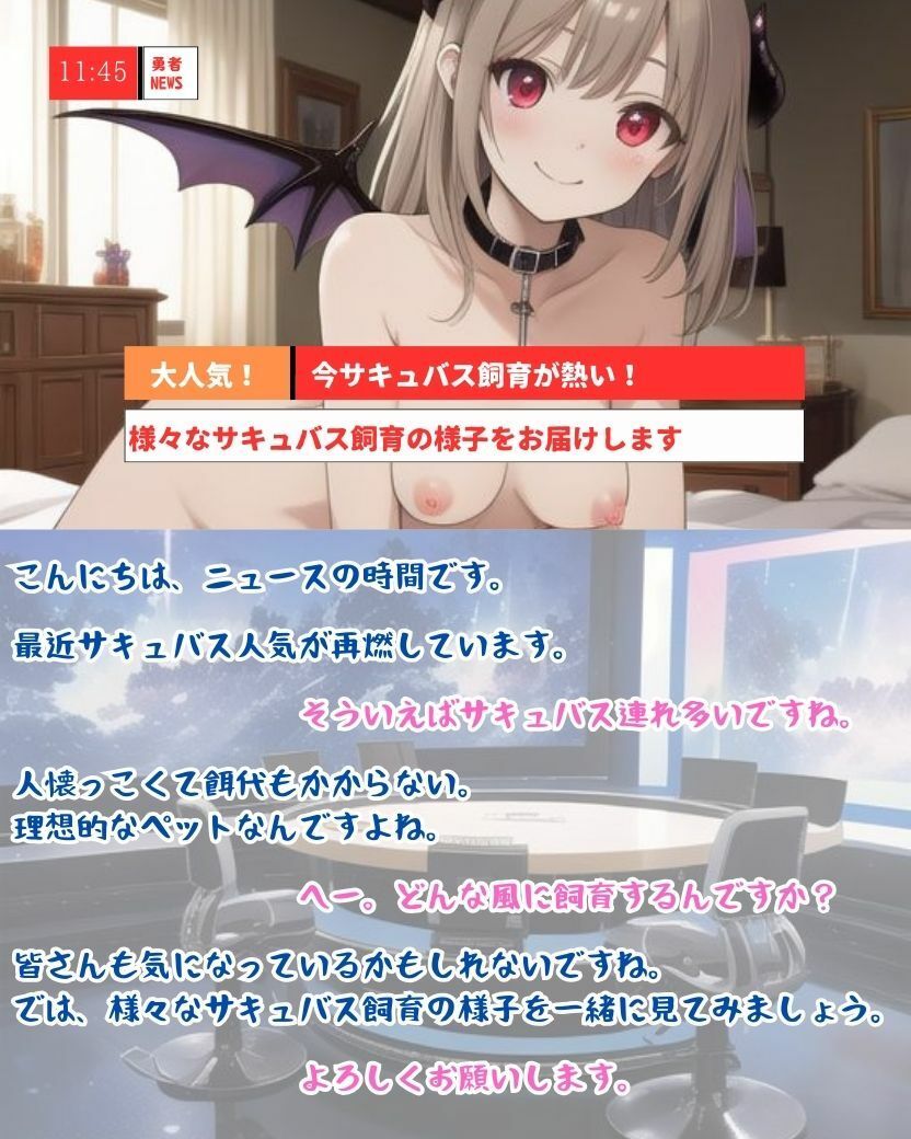 サキュバス飼育が流行った世界 サンプル5ページ目