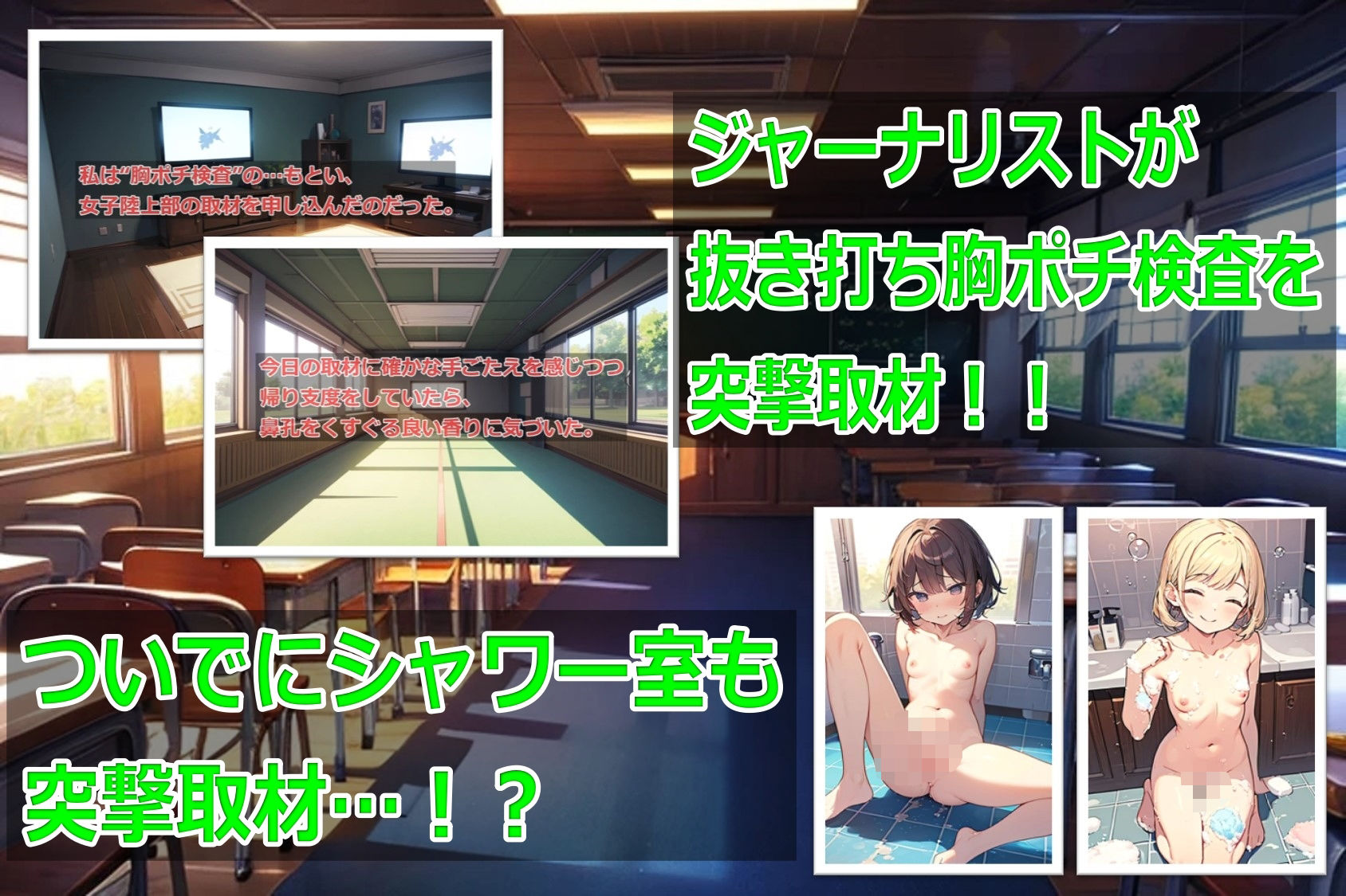 名門スポーツ校の抜き打ち胸ポチ検査 サンプル2ページ目