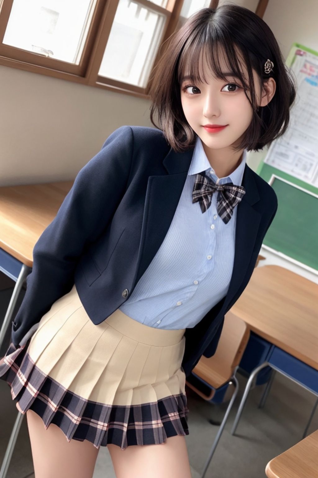 開脚女子校生4  制服色々編 サンプル1ページ目