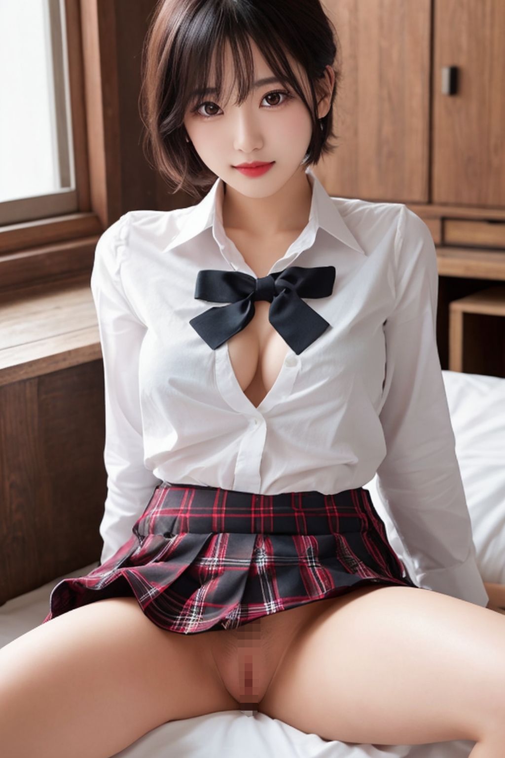 開脚女子校生4  制服色々編 サンプル6ページ目