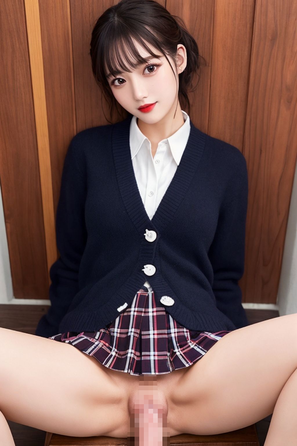 開脚女子校生4  制服色々編 サンプル10ページ目