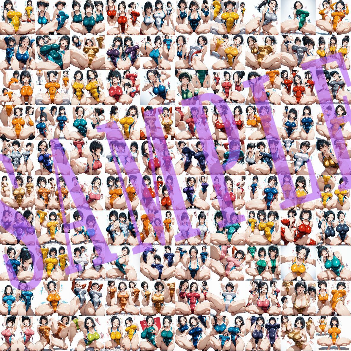 競泳水着キャラクターコレクション（Lサイズ）Vol.02 サンプル4ページ目