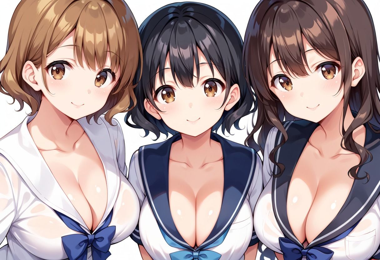 思春期の女子校生たちに変態おじさんによる性教育が行われた サンプル1ページ目