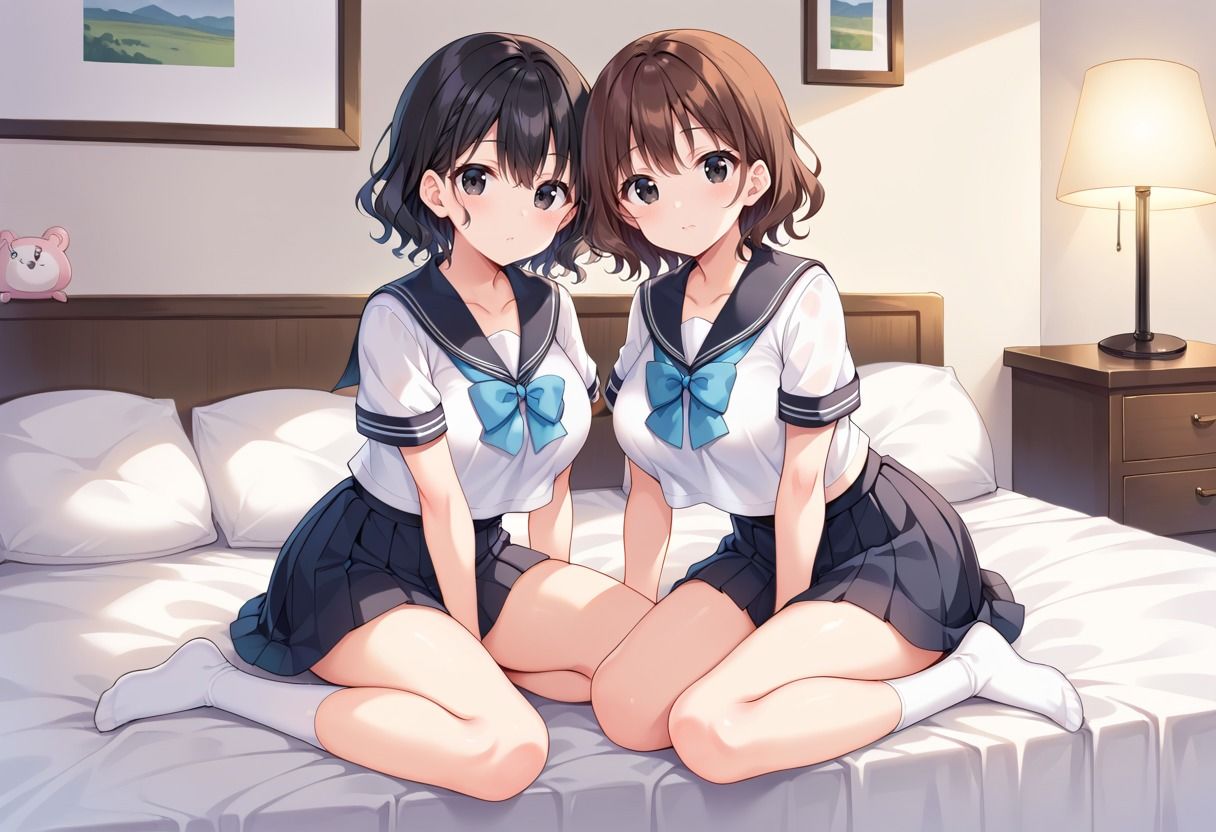 思春期の女子校生たちに変態おじさんによる性教育が行われた サンプル4ページ目