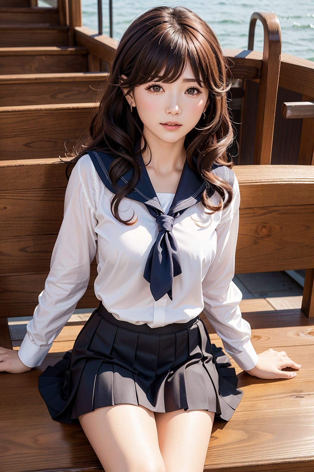 脱衣の天使たち キュートなロングウェーブ2 サンプル2ページ目