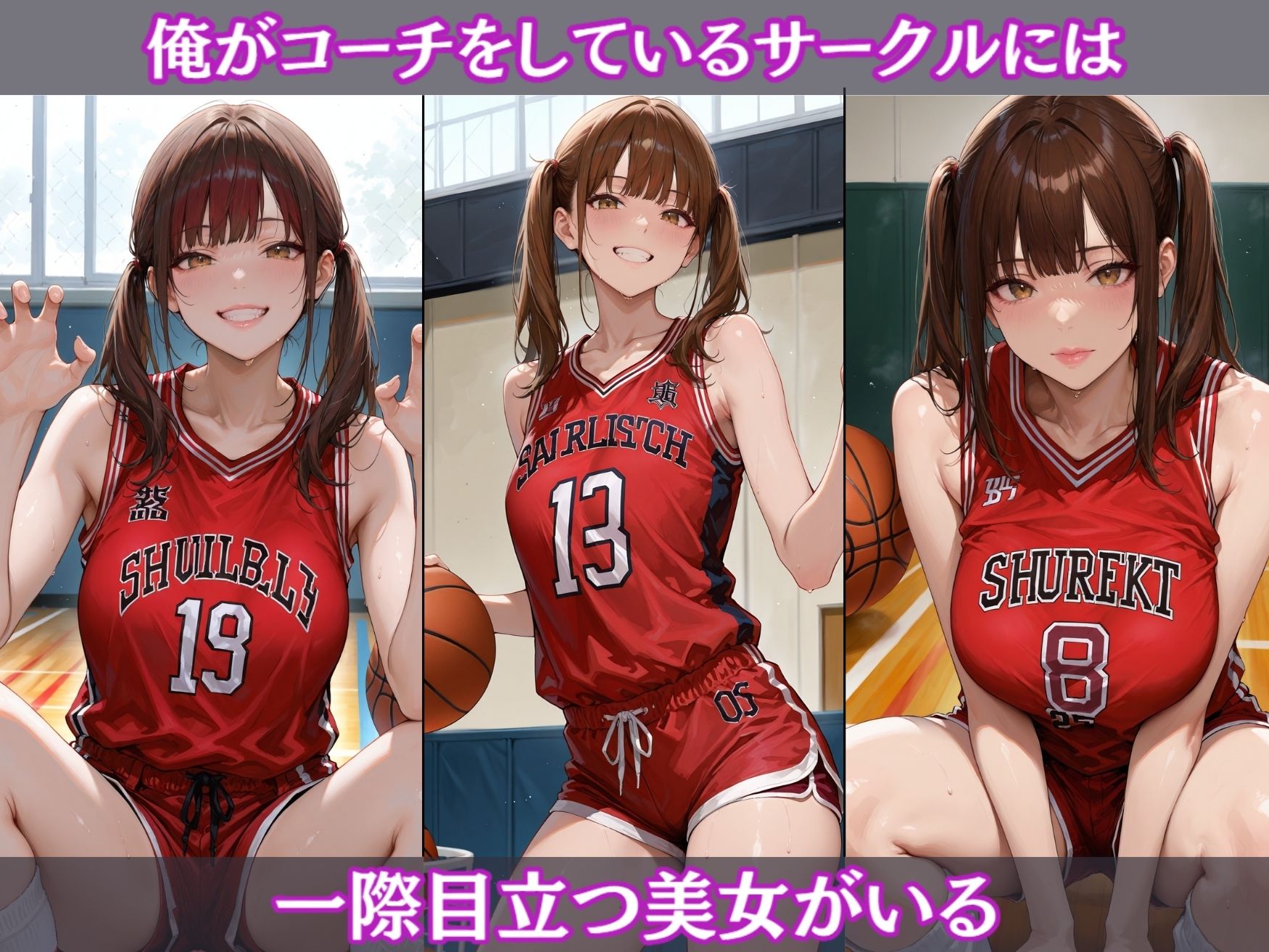 壊された日常〜バスケ巨乳女子校生を縛り上げ生ハメ調教〜 サンプル1ページ目