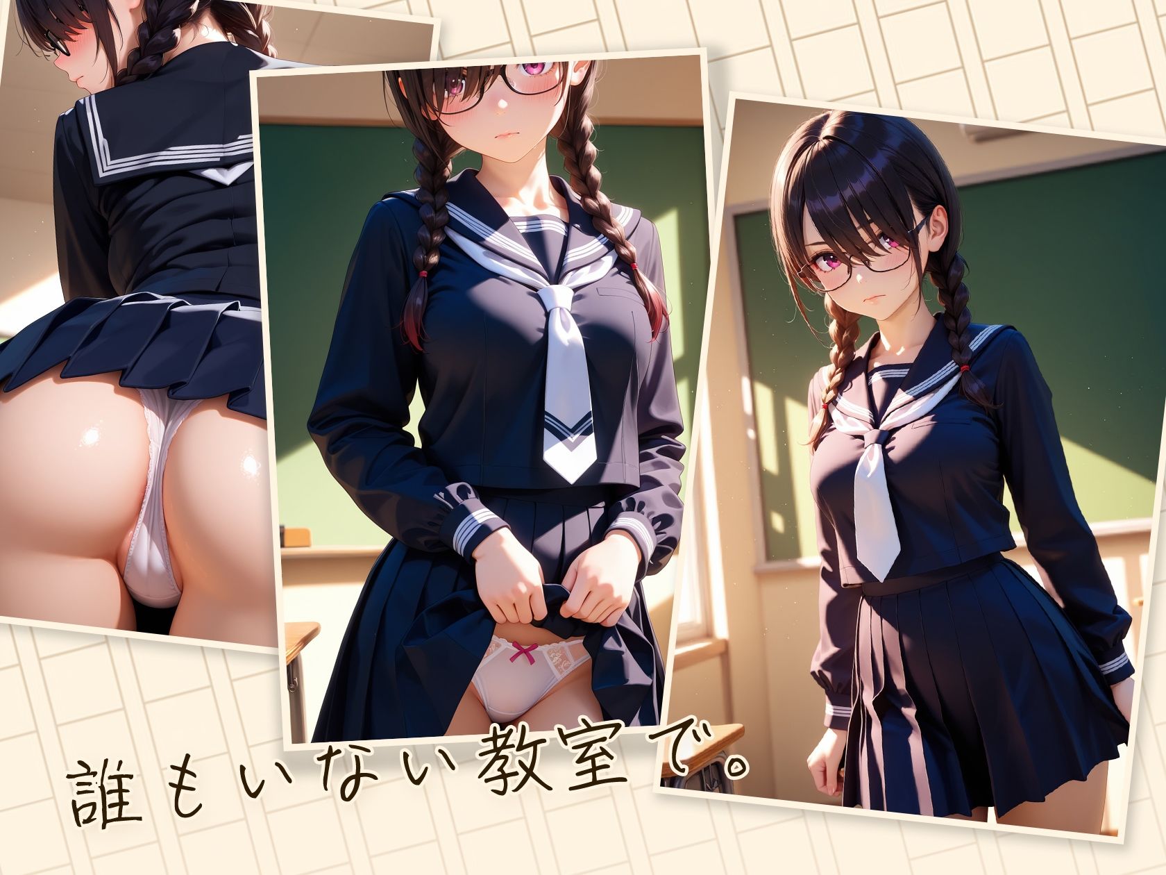 地味な女の子は、今日もいいなり。 サンプル1ページ目