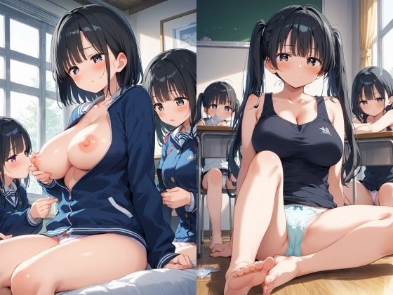 乱交学園、巨乳JKエロエロハーレム合宿 サンプル1ページ目