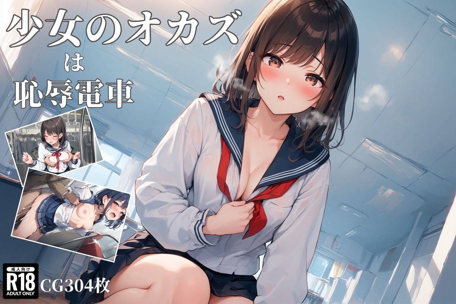 少女のオカズは恥辱電車 サンプル1ページ目