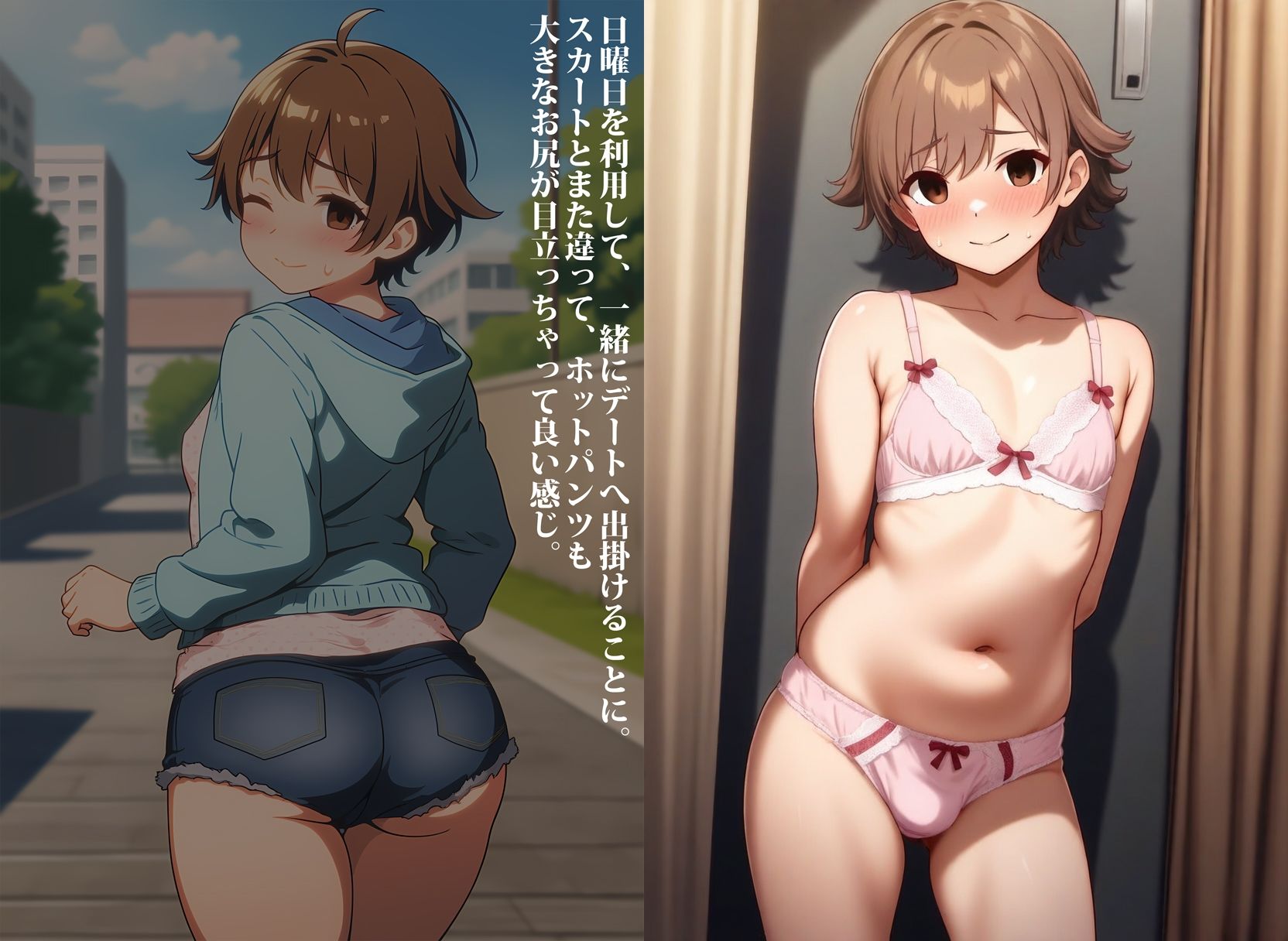 ぽっちゃりメス男子が男の娘に目覚めるまで失禁調教した件 サンプル6ページ目