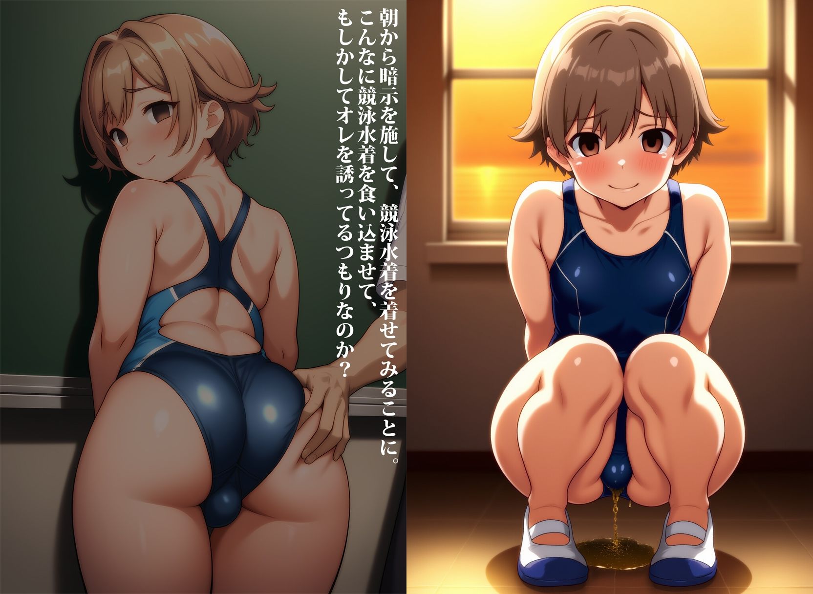 ぽっちゃりメス男子が男の娘に目覚めるまで失禁調教した件 サンプル8ページ目