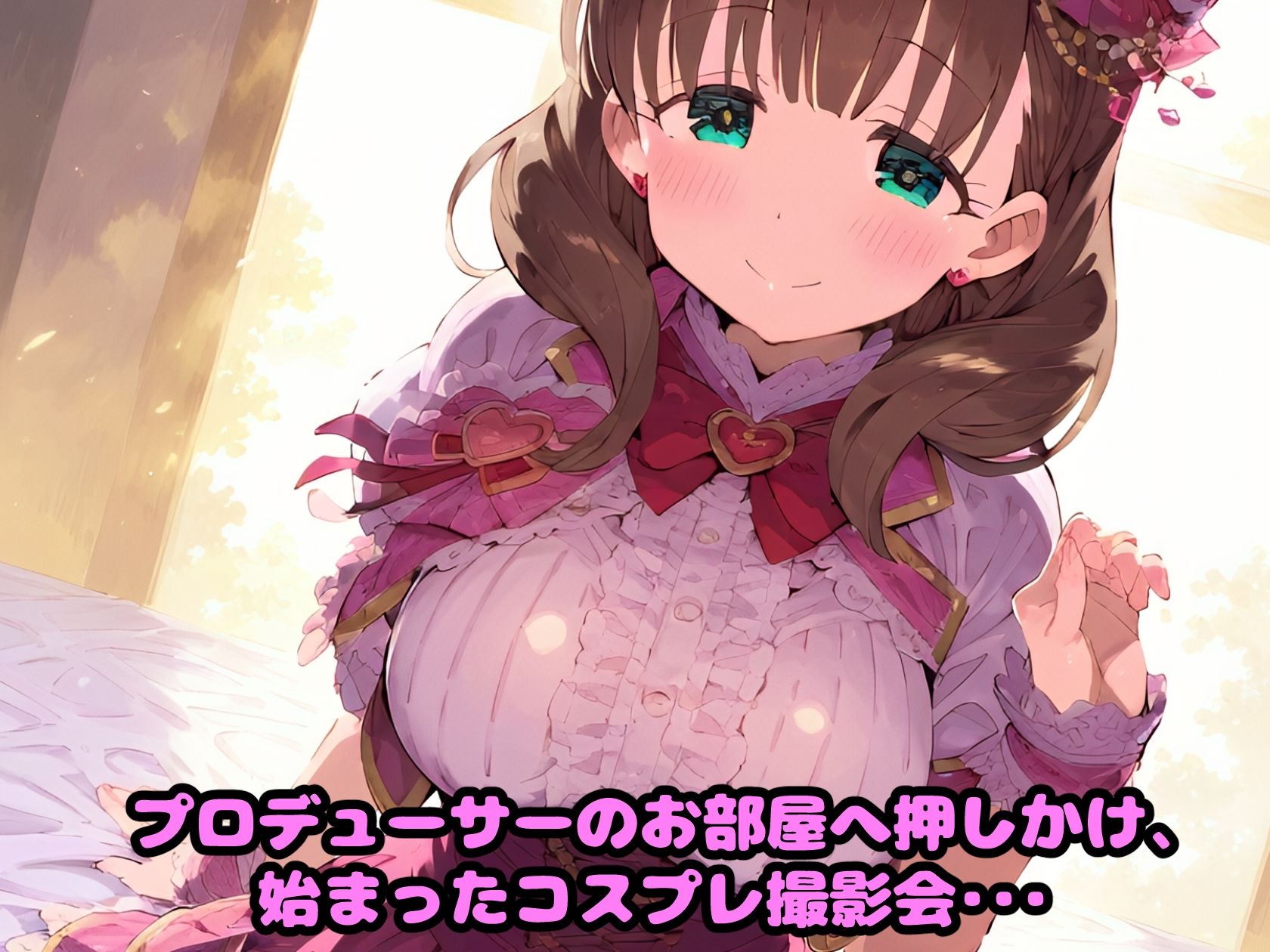 ア〇マス 佐久〇 まゆ 愛され過ぎたプロデューサーの部屋に押しかけラブラブヤンデレセックス！【CG集242枚】 サンプル1ページ目