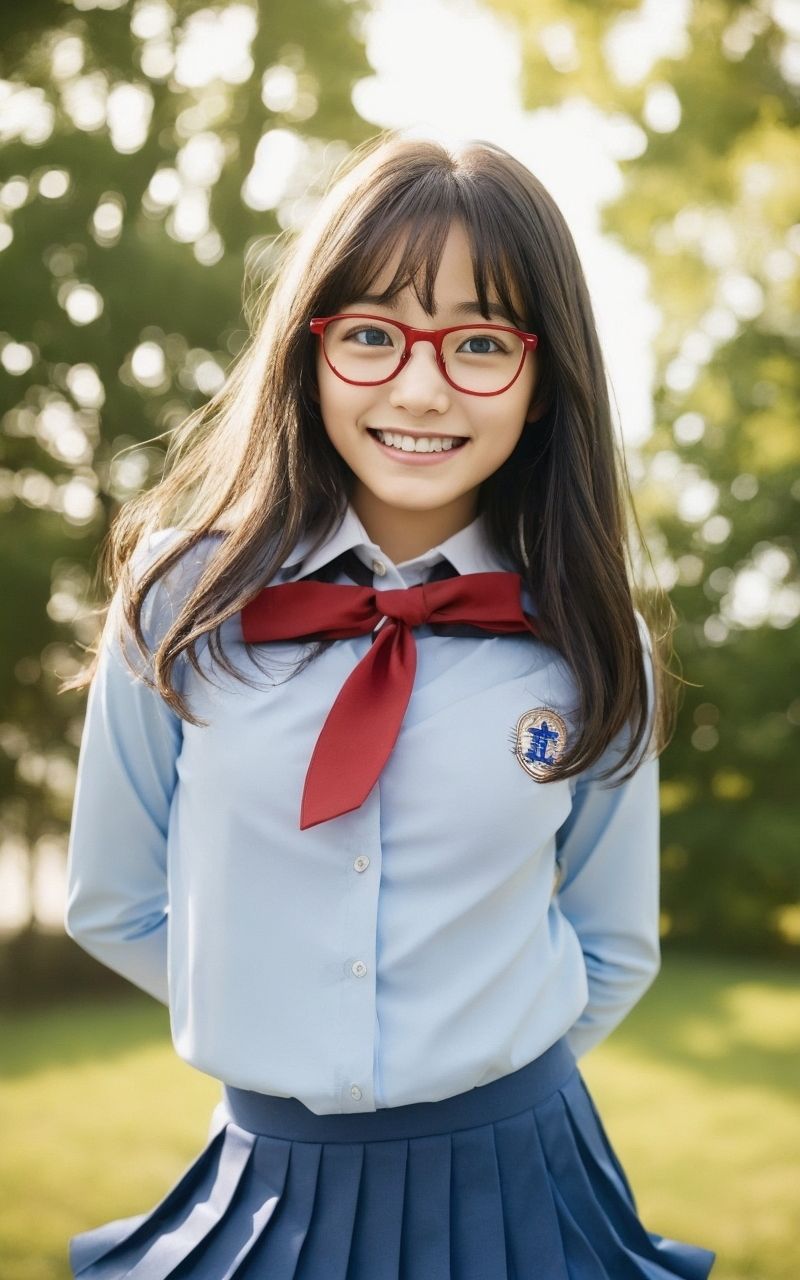 AI美女写真集┃風紀委員の美女 サンプル3ページ目