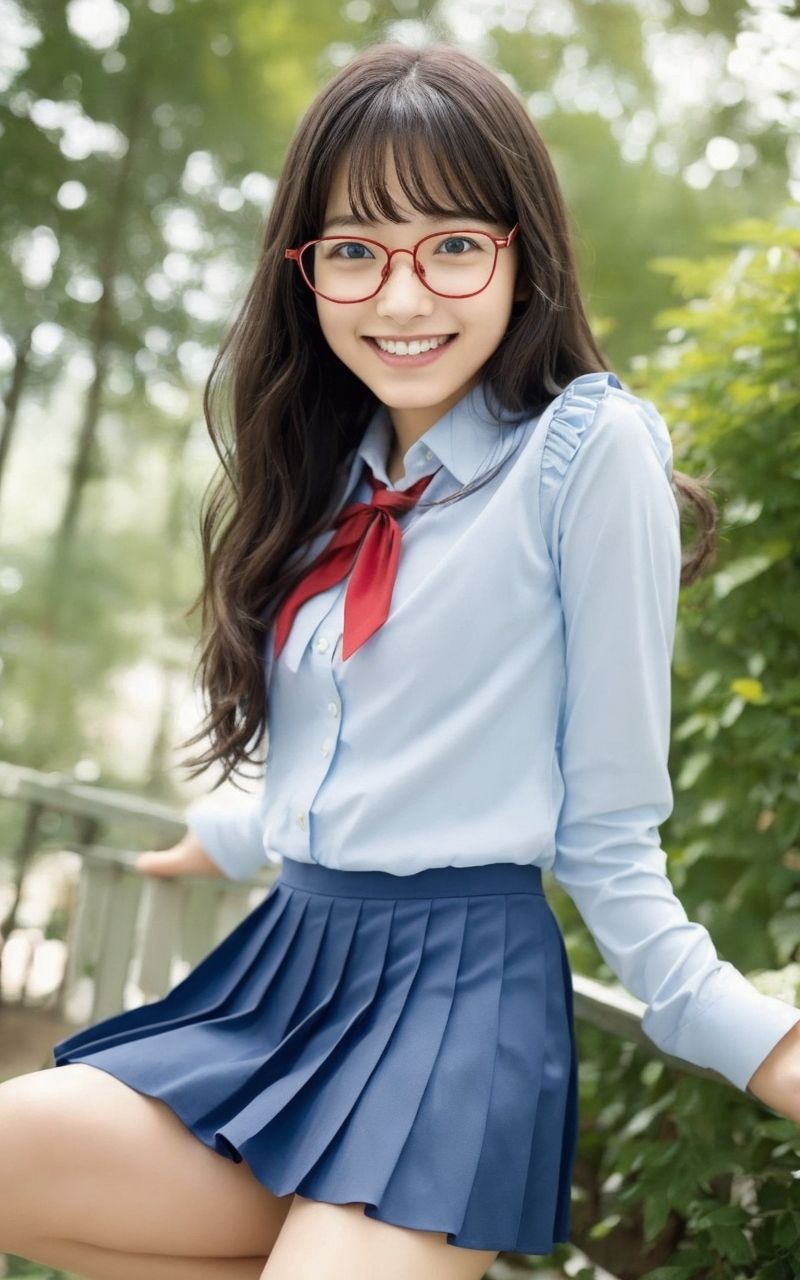 AI美女写真集┃風紀委員の美女 サンプル6ページ目