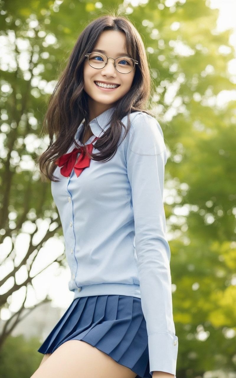 AI美女写真集┃風紀委員の美女 サンプル7ページ目