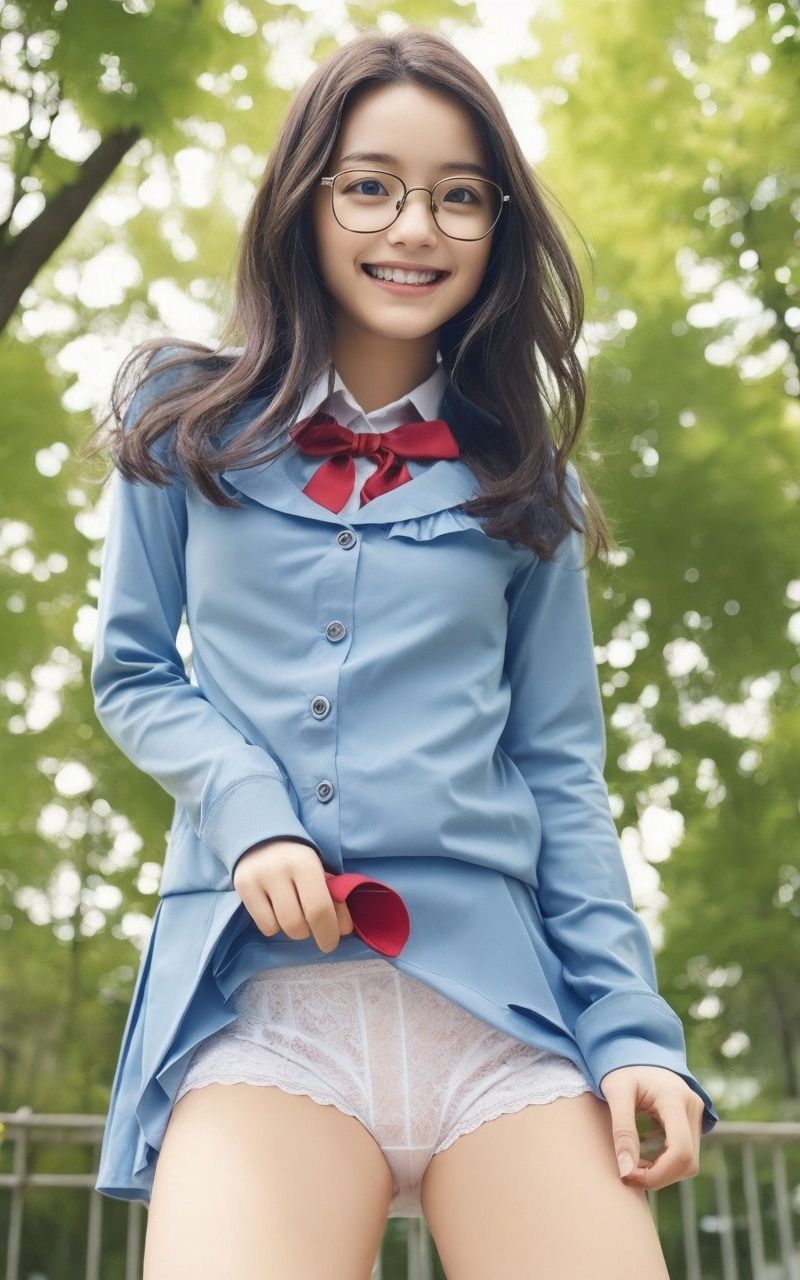 AI美女写真集┃風紀委員の美女 サンプル9ページ目