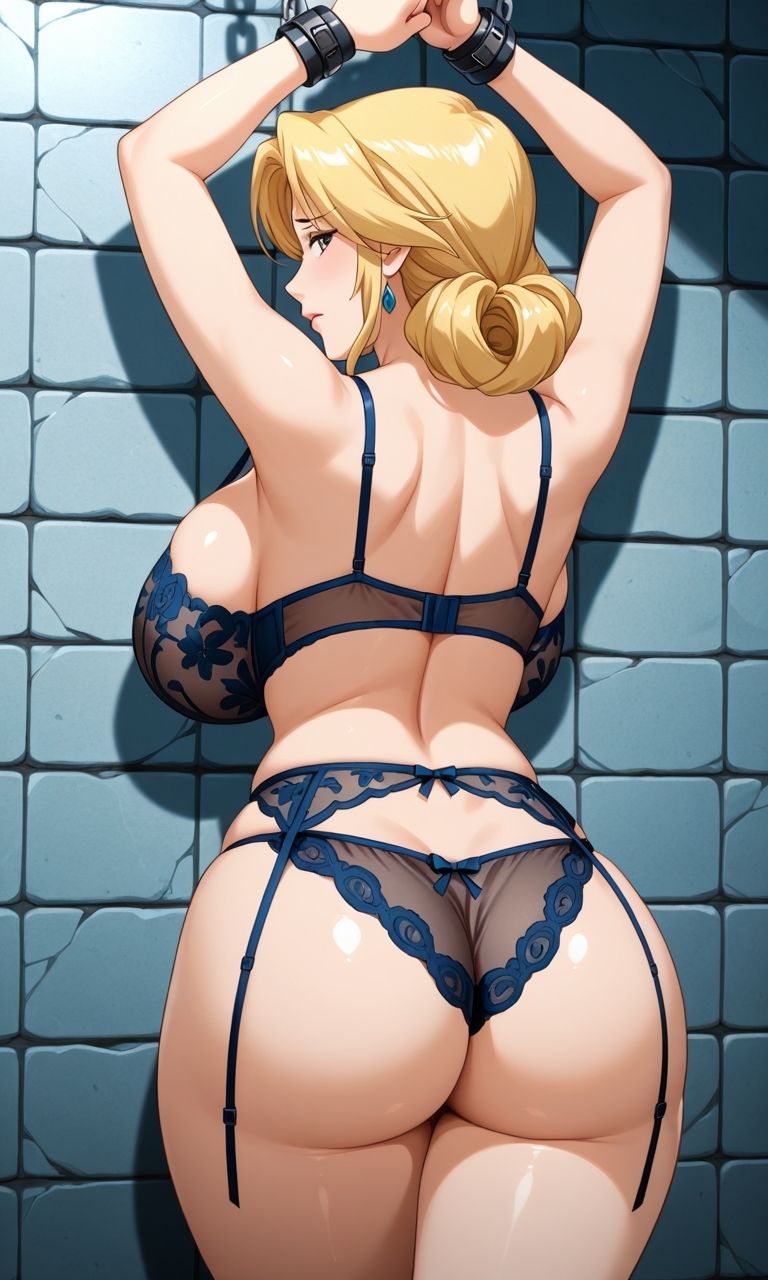 フェチコレVol.62 吊り上げ拘束されたランジェリー姿の巨乳・巨尻熟女を後ろから眺めるだけ【総枚数250枚】 サンプル9ページ目
